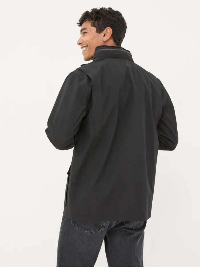 Fat Face Coats and Jackets Truro Black Waterproof Jacket 8211 Men