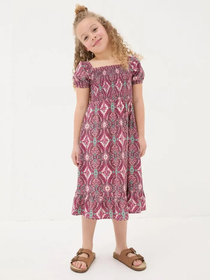 Fat Face Dresses Adele Purple Paisley Midi Dress 8211 Kids