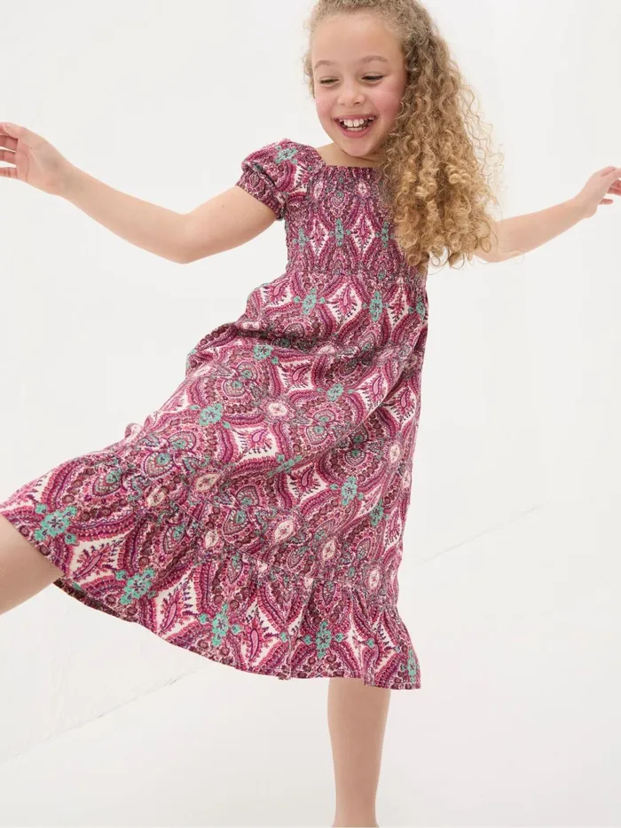 Fat Face Dresses Adele Purple Paisley Midi Dress 8211 Kids
