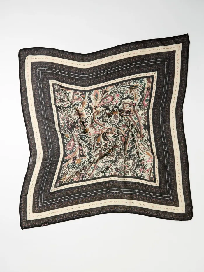 Fat Face Hair Accessories Black Paisley Hair Scarf 8211 Women