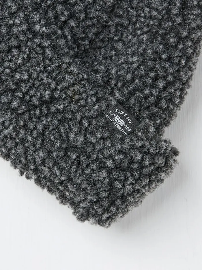 Fat Face Hats Charcoal Grey Borg Beanie 8211 Men