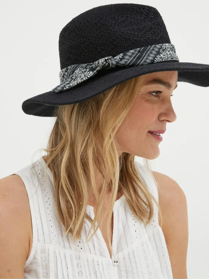 Fat Face Hats Fedora Black Hat 8211 Women