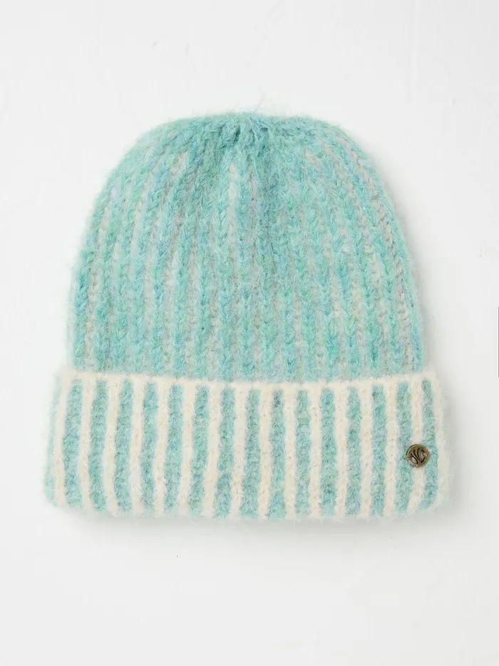 Fat Face Hats Green Haze Plaited Beanie 8211 Women