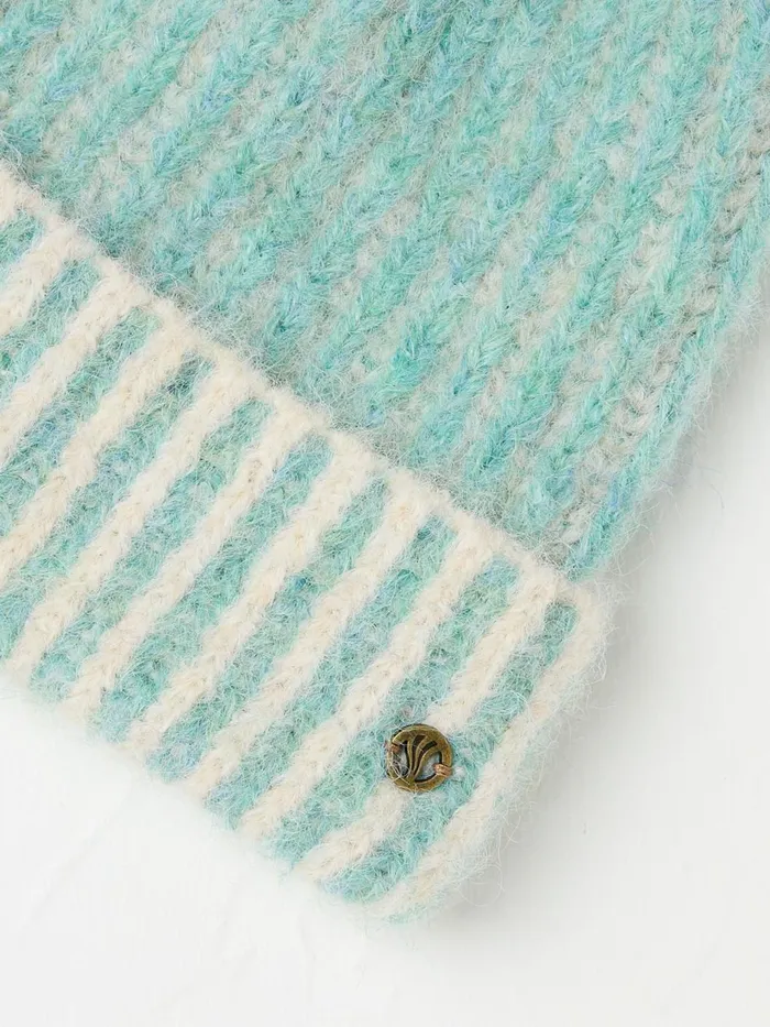 Fat Face Hats Green Haze Plaited Beanie 8211 Women