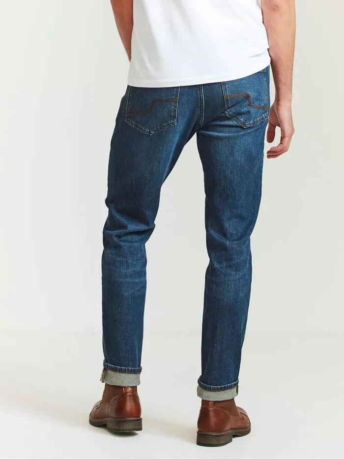 Fat Face Jeans Blue Mid Wash Denim Slim Jeans 8211 Men