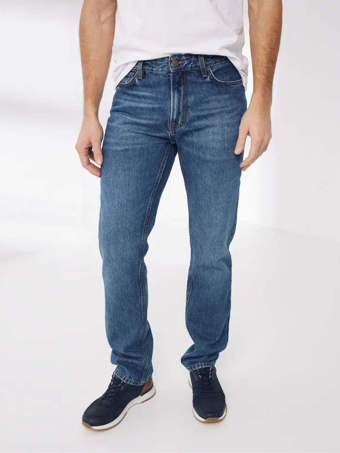 Fat Face Jeans Blue Straight Stone Wash Jeans 8211 Men