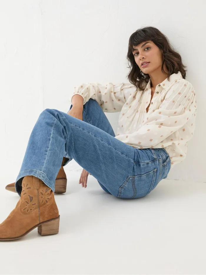 Fat Face Jeans Elise Denim Vintage Wide Leg Jeans 8211 Women