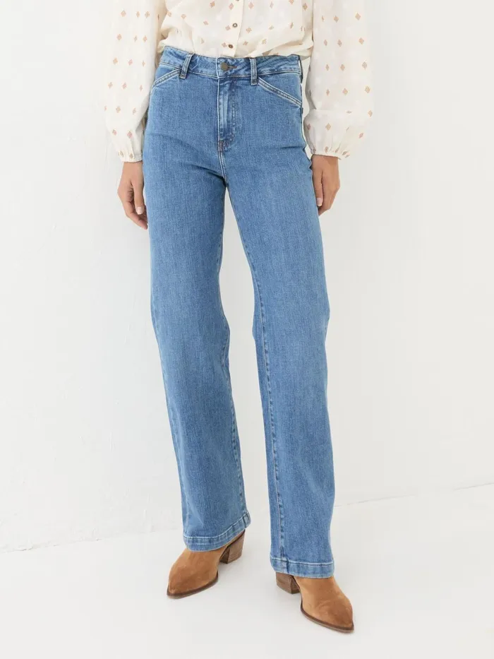 Fat Face Jeans Elise Denim Vintage Wide Leg Jeans 8211 Women