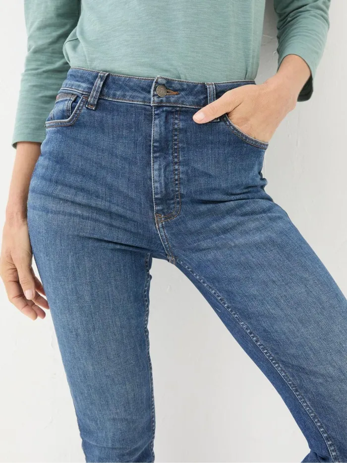Fat Face Jeans Harlow Dark Vintage Blue Highwaist Skinny Jeans 8211 Women