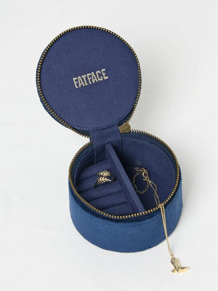 Fat Face Jewellery Blue Hedgehog Travel Jewellery Box 8211 Women
