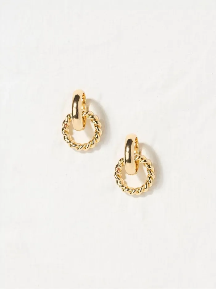 Fat Face Jewellery Gold Tone Chain Drop Earrings 8211 Women