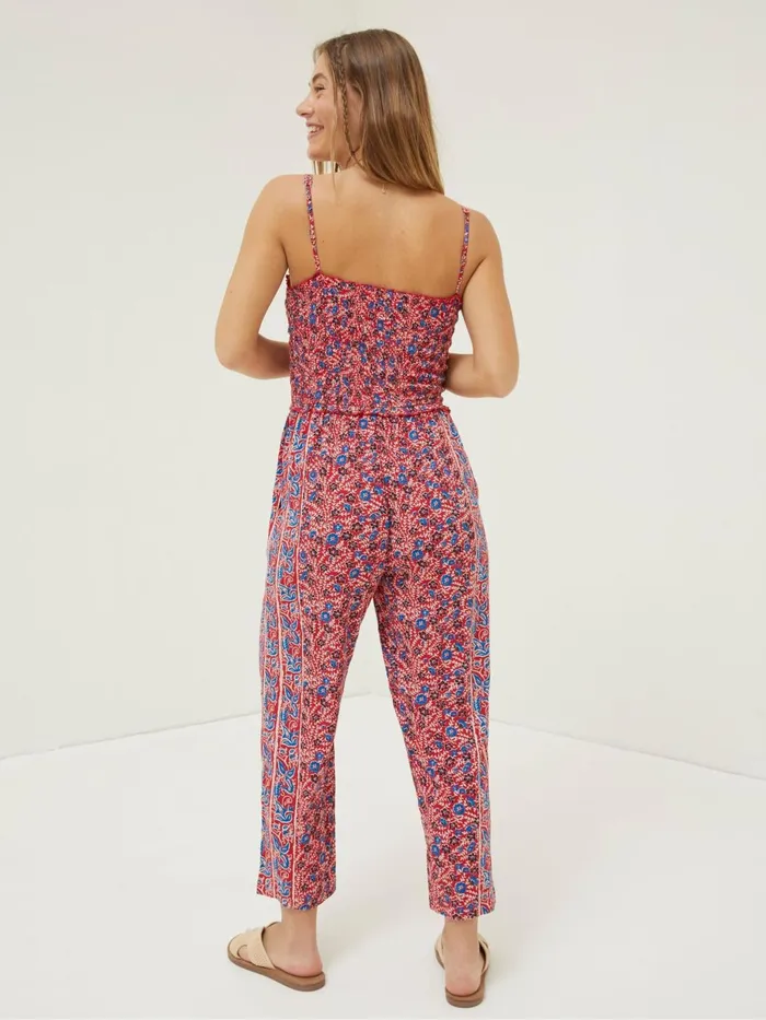 Fat Face Jumpsuits and Playsuits Red Natalie Meadow Jumpsuit 8211 Women