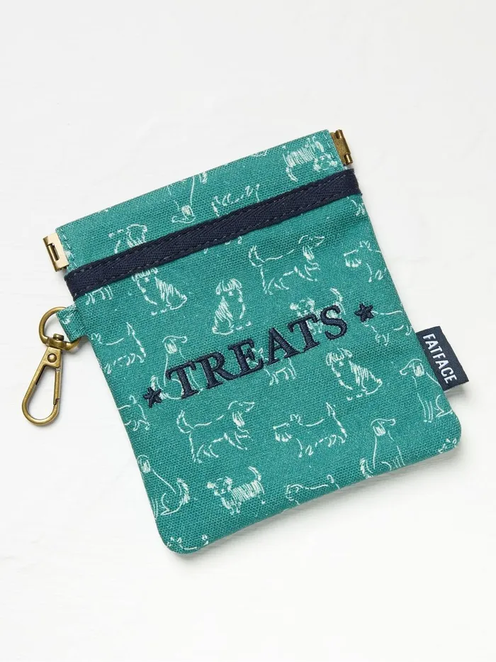 Fat Face Pet Accessories Green Treat Bag