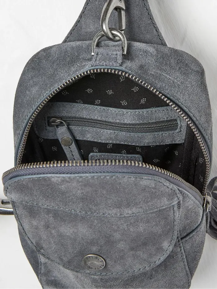 Fat Face Phone Bags Grey Suede Belt Bag 8211 Women