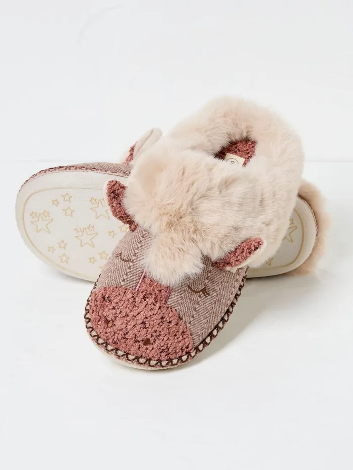 Fat Face Pyjamas and Nightwear Hattie Light Brown Horse Mules 8211 Women