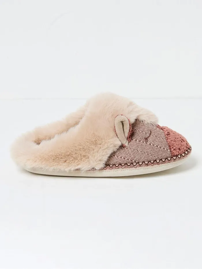 Fat Face Pyjamas and Nightwear Hattie Light Brown Horse Mules 8211 Women