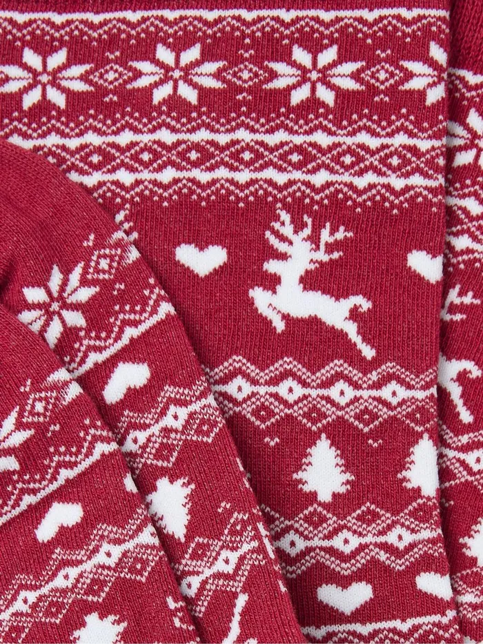 Fat Face Socks and Tights Red Reindeer Fairisle Pattern Socks 1 Pack 8211 Women Fat Face Socks and Tights Red Reindeer Fairisle Pattern Socks 1 Pack 8211 Women