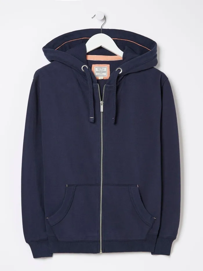 Fat Face Sweatshirts and Hoodies Amy Dark Blue Zip Through Hoodie 8211 Women