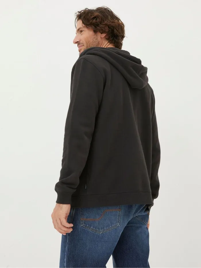 Fat Face Sweatshirts and Hoodies Brooke Black ZipUp Hoodie 8211 Men