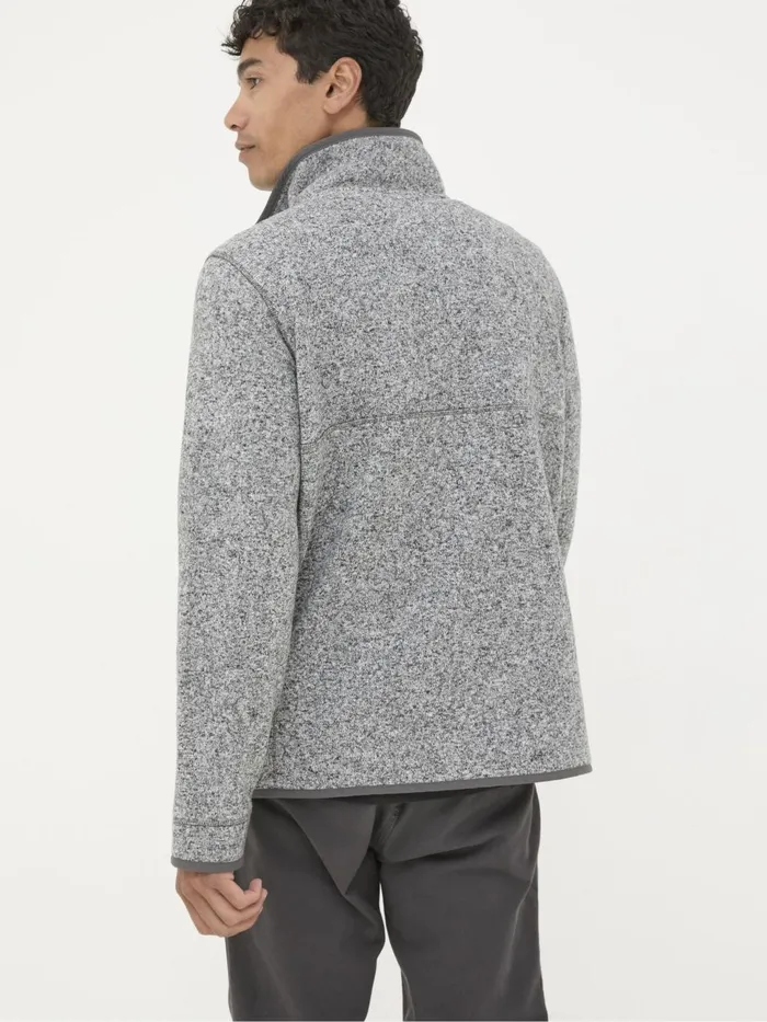 Fat Face Sweatshirts and Hoodies Haxby Grey Half Neck Sweatshirt 8211 Men