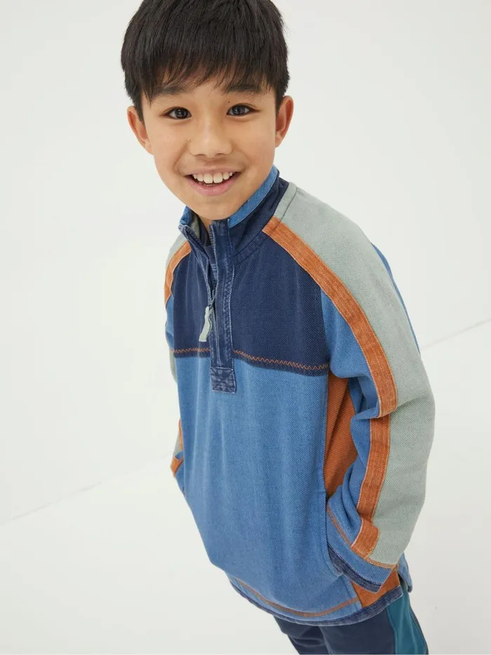 Fat Face Sweatshirts and Hoodies Mini Blue Us Airlie Sweater 8211 Kids
