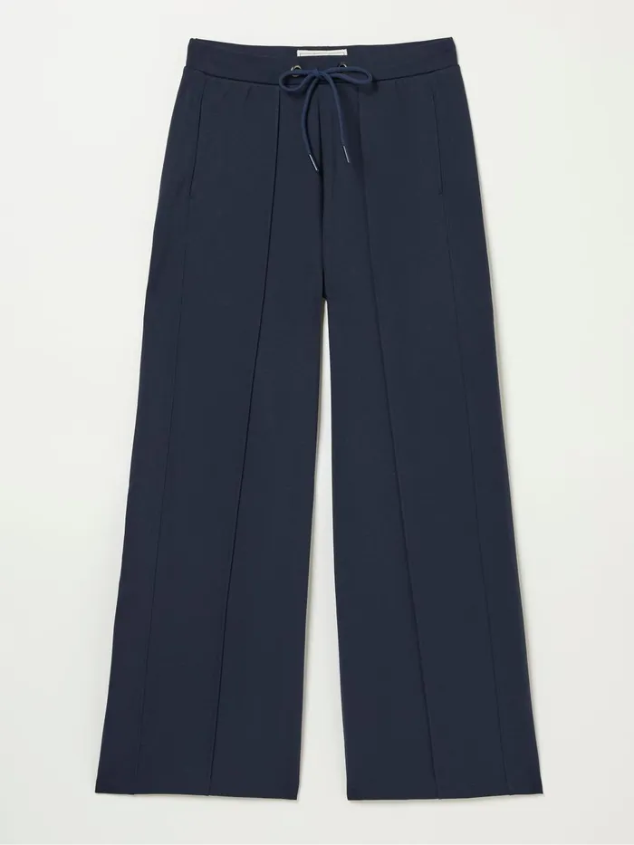 Fat Face Trousers and Leggings Navy Ely Wide Leg Trousers 8211 Women