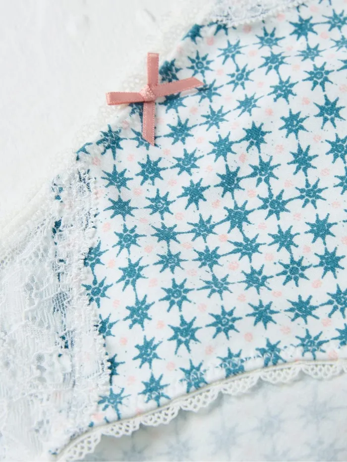Fat Face Underwear Ivory Geometric Mini Knickers 8211 Women