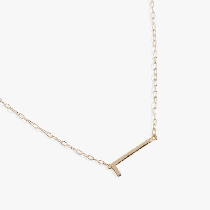Fine Jewelry Women Alex And Ani Initial L Precious Elongated Necklace 14kt Gold Over 925 Sterling Silver