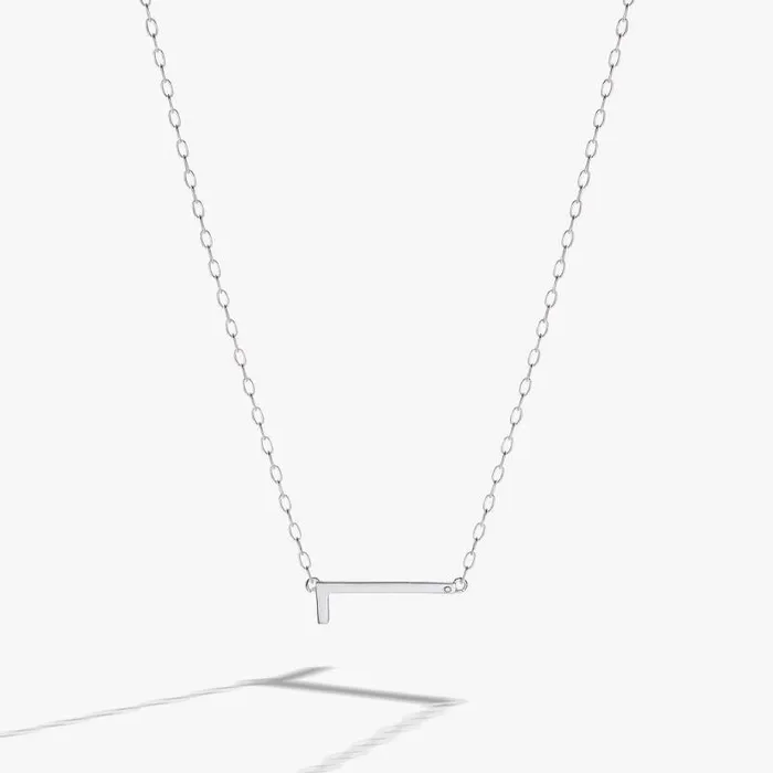 Fine Jewelry Women Alex And Ani Initial L Precious Elongated Necklace 14kt Gold Over 925 Sterling Silver