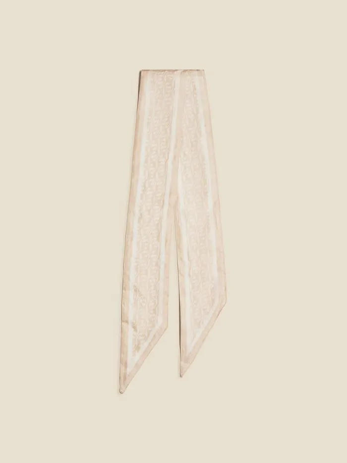 Fine Scarves WomenMen Holzweiler Thin Tie Scarf Ecru Mix