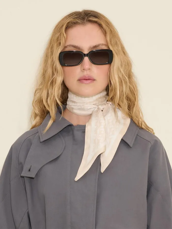 Fine Scarves WomenMen Holzweiler Thin Tie Scarf Ecru Mix
