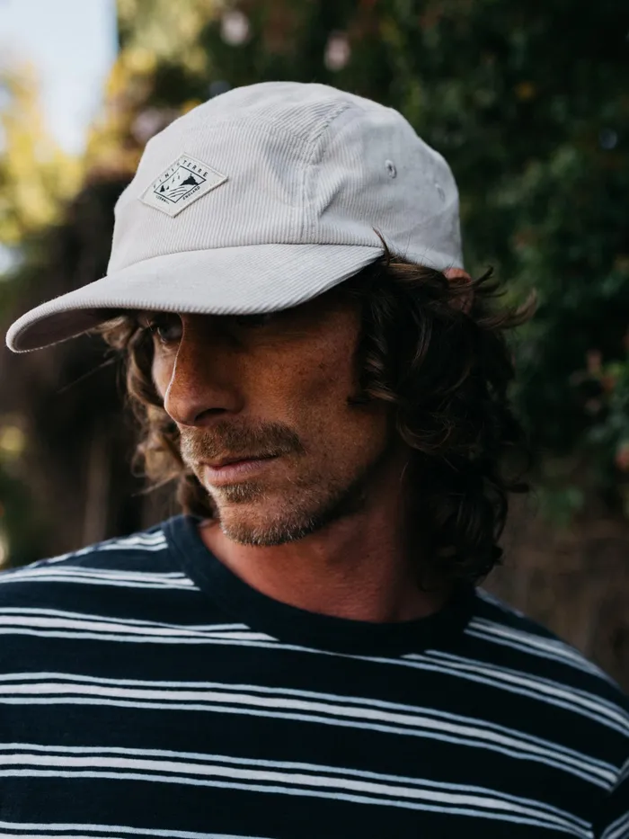 Finisterre Hats and Beanies MenWomen Jetty Diamond Cord Cap Birch