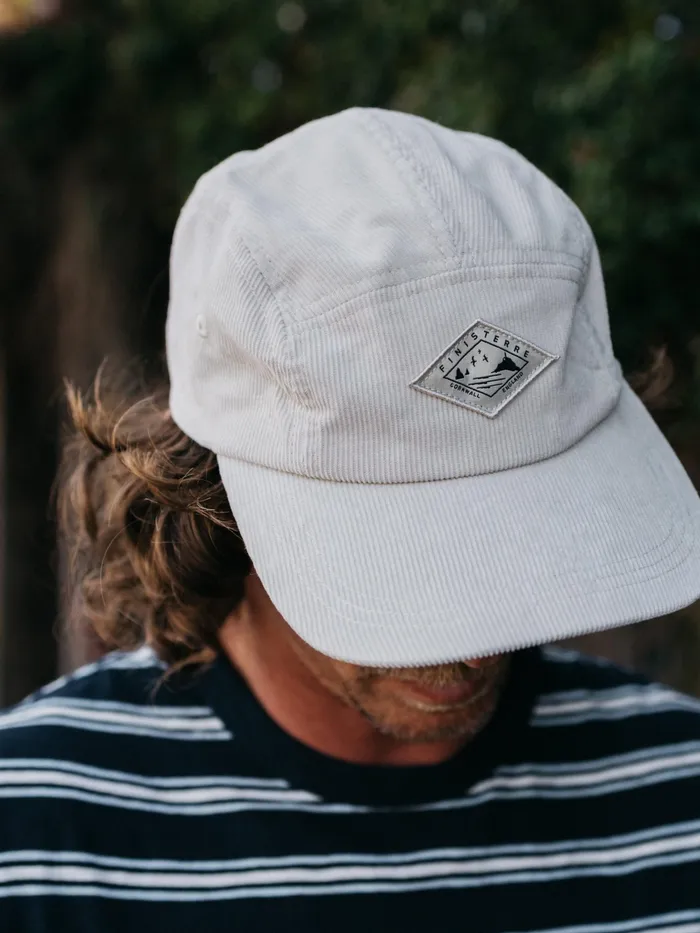 Finisterre Hats and Beanies MenWomen Jetty Diamond Cord Cap Birch