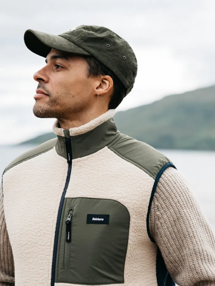 Finisterre Hats and Beanies MenWomen Jetty Diamond Cord Cap Olive