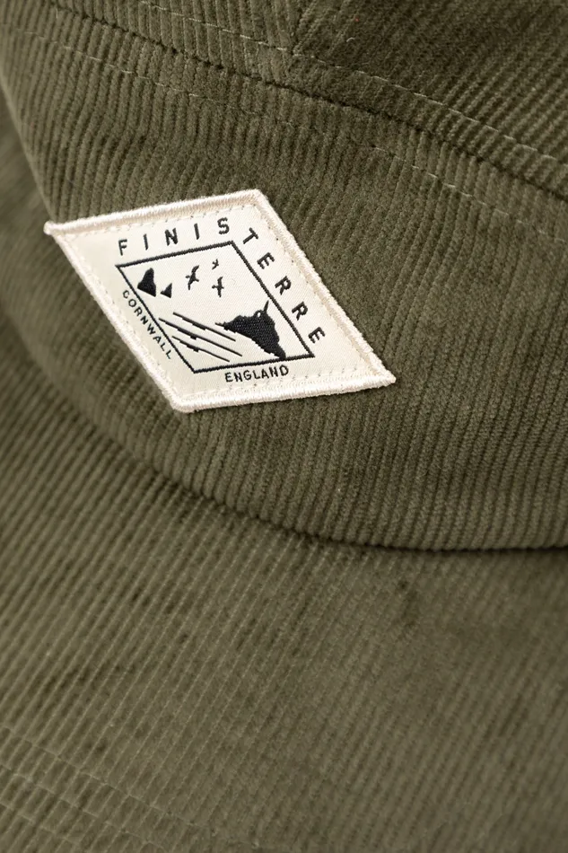 Finisterre Hats and Beanies MenWomen Jetty Diamond Cord Cap Olive