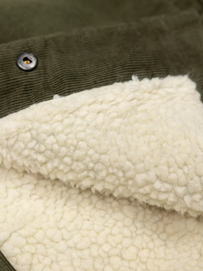 Finisterre Jackets and Coats Men Rigger Fleece Lined Jacket Olive