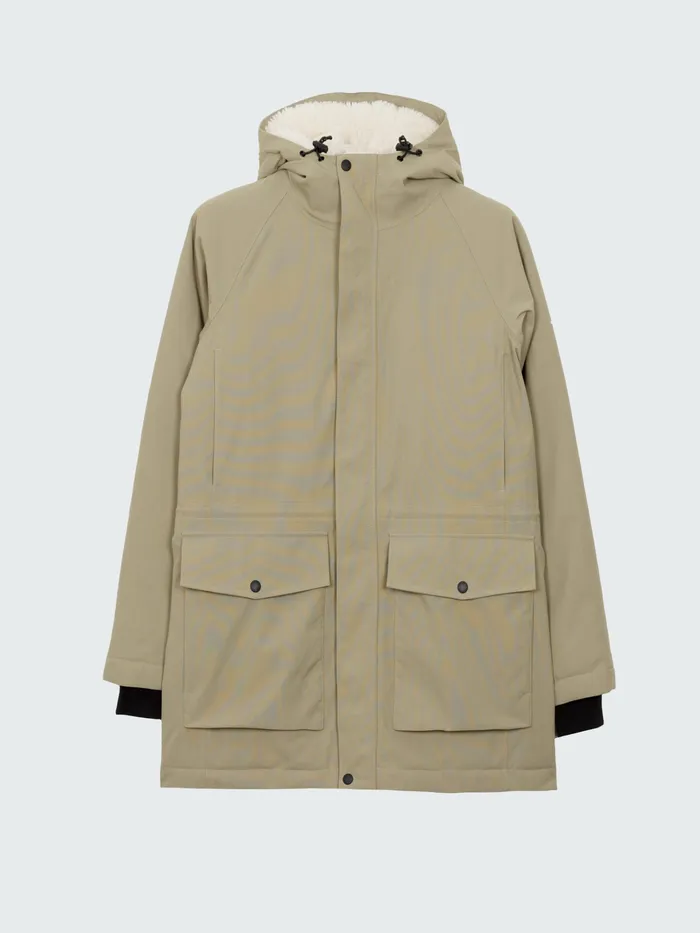 Finisterre Jackets and Coats Women Vellus Parka Jacket Willow Green