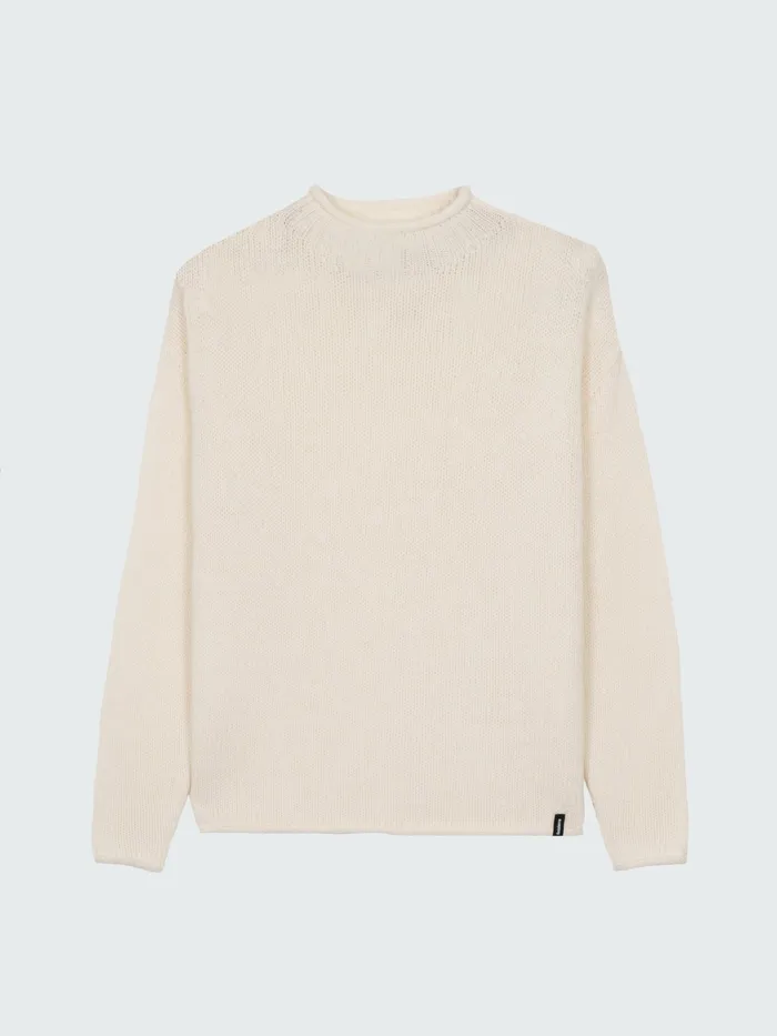 Finisterre Knitwear Women Taran Sweater Ecru