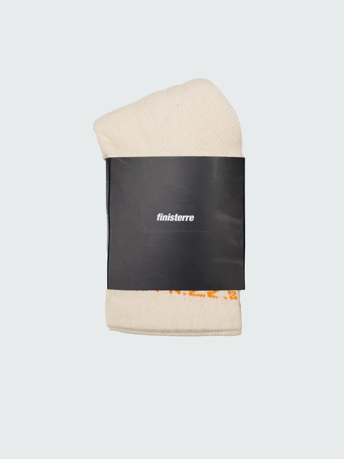 Finisterre Socks MenWomen Rossby Ankle Sports Sock Ecruflame