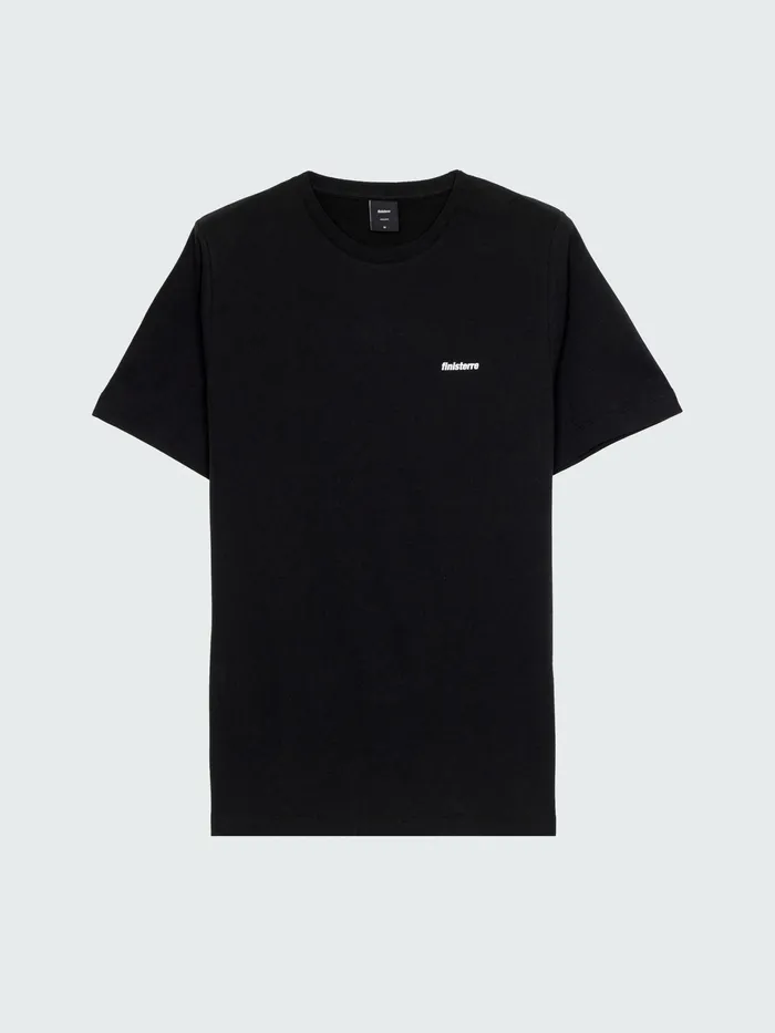 Finisterre TShirts Men Harlyn Logo TShirt Black