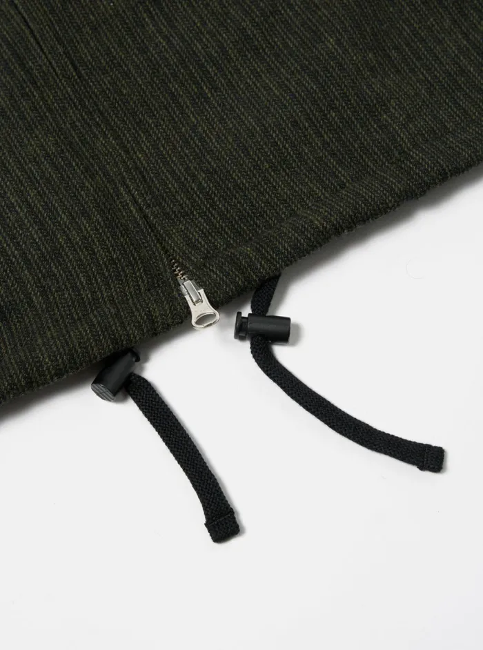 Fistral II Jacket In BlackOlive Stripe Wool Mix Men Universal Works Coats and Outerwear