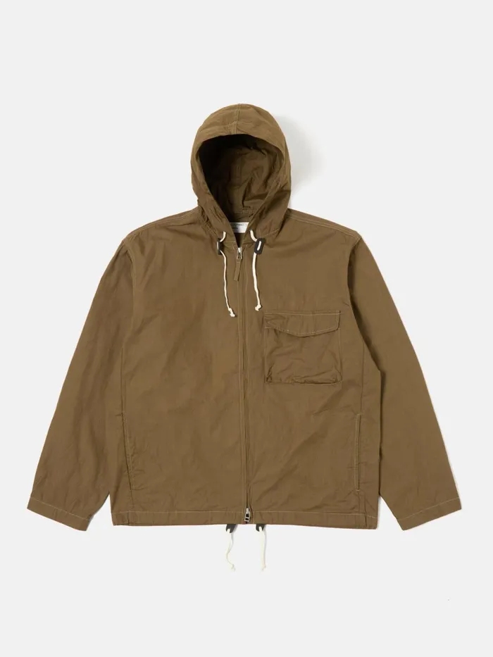 Fistral Jacket II In Khaki Broad Cloth Men Universal Works Coats and Outerwear Fistral Jacket II In Khaki Broad Cloth Men Universal Works Coats and Outerwear