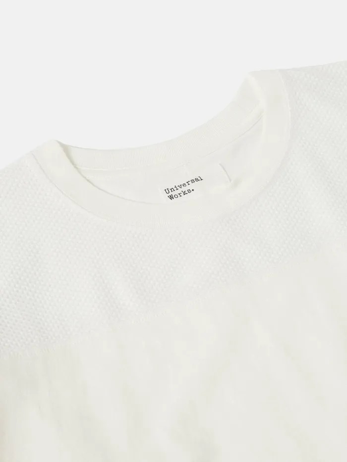 Football Jersey In Ecru Single Jersey Men Universal Works Tees