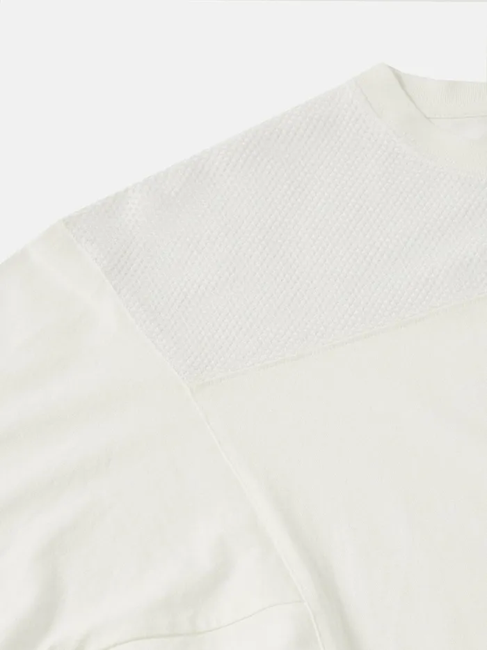 Football Jersey In Ecru Single Jersey Men Universal Works Tees