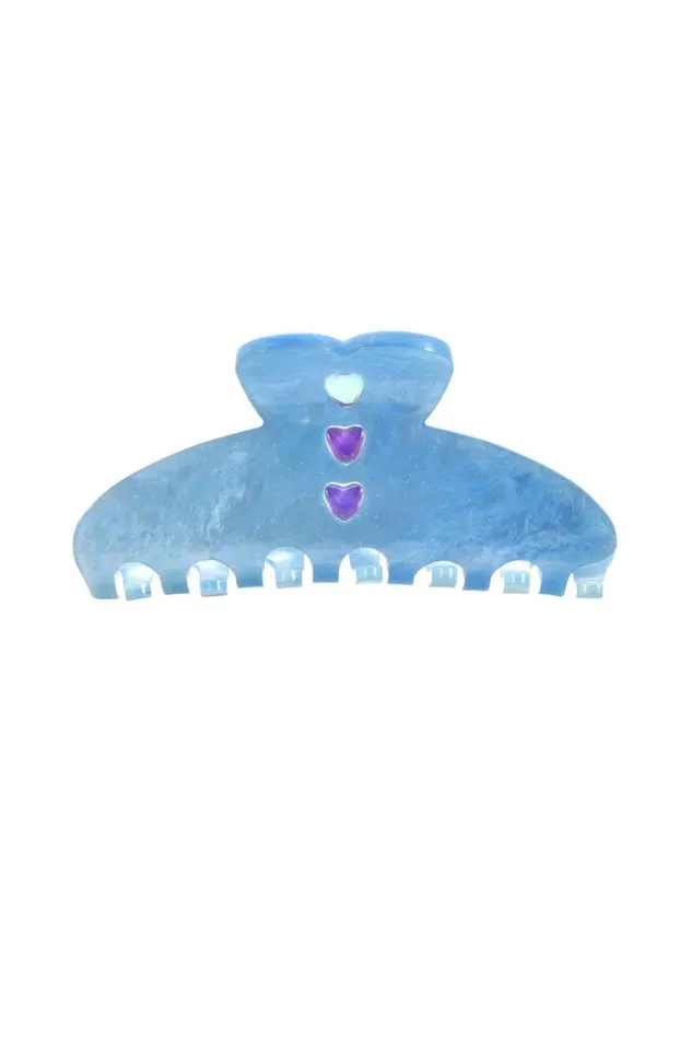 For Love and Lemons Accessories Mega Lucky Hair Clips Blue 8211 Women