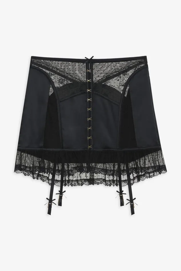 For Love and Lemons Lingerie Brie Garter Skirt Black 8211 Women For Love and Lemons Lingerie Brie Garter Skirt Black 8211 Women