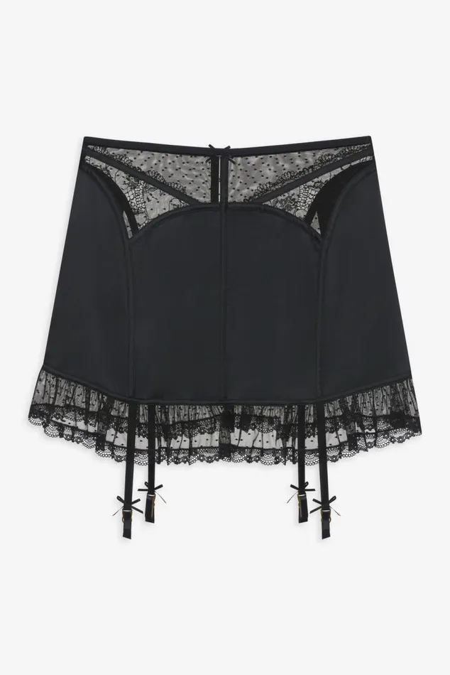 For Love and Lemons Lingerie Brie Garter Skirt Black 8211 Women For Love and Lemons Lingerie Brie Garter Skirt Black 8211 Women