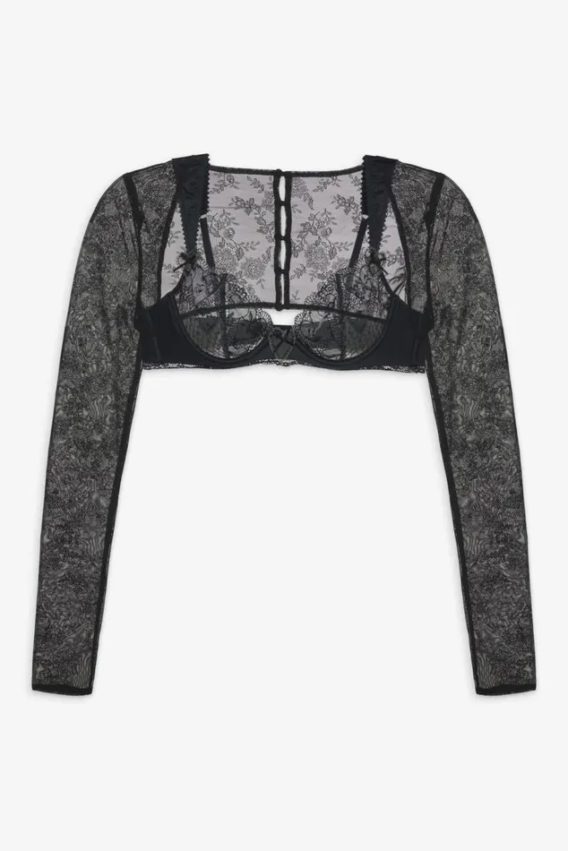 For Love and Lemons Lingerie Brie Underwire Bra Black 8211 Women For Love and Lemons Lingerie Brie Underwire Bra Black 8211 Women