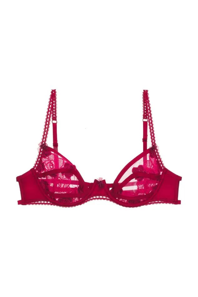 For Love and Lemons Lingerie Clara Underwire Bra Red 8211 Women For Love and Lemons Lingerie Clara Underwire Bra Red 8211 Women