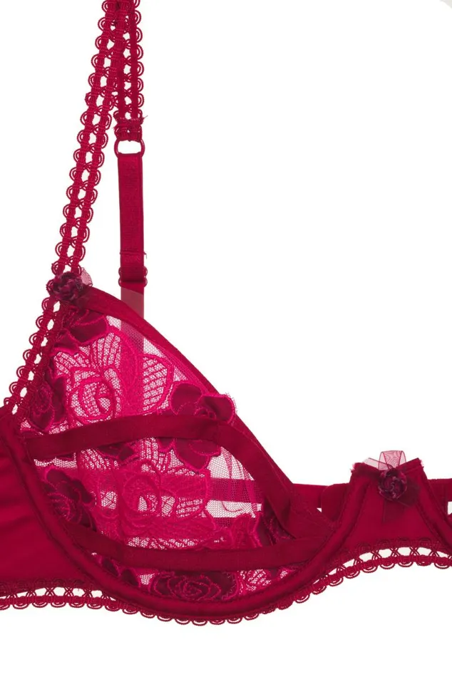 For Love and Lemons Lingerie Clara Underwire Bra Red 8211 Women For Love and Lemons Lingerie Clara Underwire Bra Red 8211 Women